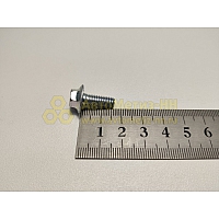 Болт М6*1*16 с зубчатым буртиком (Крепёж Машин)(уп. 20 шт)