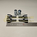 Болт колесный секретный М12*1,5 (56 28, конус, хром.) (к-т 4 шт+2 ключа) (секретка)