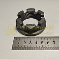 Гайка М42*2 (22, ключ 55) корончатая с фланцем