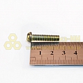 Винт М6*1*25 полукруг. шлиц.(уп. 50 шт)