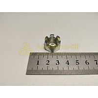 Гайка М12*1,25 корончатая стойки стаб. 2410 (Крепёж Машин)(уп. 20 шт)