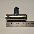 Тройник ф25х25х25 шланга отопителя метал.(уп. 10 шт)