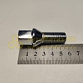 Болт колесный М14*1,25 (56 28, ключ 17, конус, хром.) (уп. 5 шт) (болт колеса)
