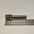Болт колесный М14*1,5 (82 55, ключ 17, сфера, хром.) (уп. 5 шт) (болт колеса)