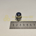 Гайка колесная М12*1,25 (27, ключ 19, конус, закрытая, хром. ШД) (уп. 5 шт) (гайка колеса)
