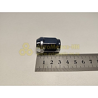Гайка колесная М12*1,25 (32, ключ 19, конус, закрытая, хром.)(уп. 5 шт) (гайка колеса)