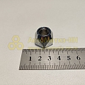 Гайка колесная М12*1,25 (16, ключ 21, конус, открытая, хром. ШД)(уп. 5 шт) (гайка колеса)