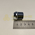 Гайка колесная М12*1,25 (25, ключ 19, конус, открытая, хром.) (уп. 5 шт) (гайка колеса)