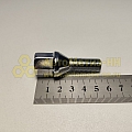 Болт колесный М12*1,25 (54 27, ключ 17, конус, хром.) (уп. 5 шт) (болт колеса)