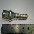 Болт колесный М12*1,25 (50 25, ключ 17, конус, цинк) (уп. 5 шт) (болт колеса)