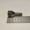 Болт колесный М12*1,5 (56 28, ключ 19, конус, хром.) (уп. 5 шт) (болт колеса)