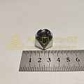 Гайка колесная М12*1,5 (16, ключ 21, конус, открытая, хром. ШД)(уп. 5 шт) (гайка колеса)