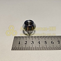 Гайка колесная М12*1,5 (21, ключ 17, конус, открытая, хром. )(уп. 5 шт) (гайка колеса)