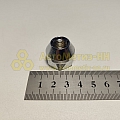 Гайка колесная М12*1,5 (21, ключ 21, конус, открытая, хром.)(уп. 5 шт) (гайка колеса)