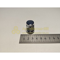 Гайка колесная М12*1,5 (32, ключ 19, конус, закрытая, хром.)(уп. 5 шт) (гайка колеса)