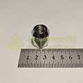 Гайка колесная М12*1,5 (25, ключ 19, конус, открытая, хром. )(уп. 5 шт) (гайка колеса)