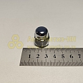 Гайка колесная М12*1,5 (27, ключ 19, конус, закрытая, хром. ШД)(уп. 5 шт) (гайка колеса)