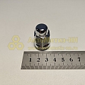 Гайка колесная М12*1,5 (35, ключ 19, сфера, закрытая, хром.)(уп. 5 шт) (гайка колеса)