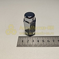 Гайка колесная М14*1,5 (48, ключ 22, конус, закрытая, хром.)(уп. 5 шт) (гайка колеса)