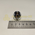 Гайка колесная М14*1,5 (21, ключ 21, конус, открытая, хром. )(уп. 5 шт) (гайка колеса)