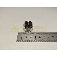 Гайка колесная М14*1,5 (21, ключ 21, конус, открытая, хром.)(уп. 5 шт) (гайка колеса)