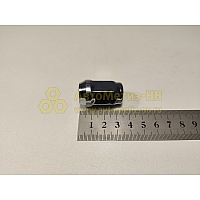 Гайка колесная М14*1,5 (35, ключ 19, конус, закрытая, хром.)(уп. 5 шт) (гайка колеса)