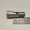 Болт-штуцер М18*1,5*40 масленой трубки сквозной(уп. 10 шт)