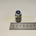 Гайка колесная М14*1,5 (35, ключ 19, конус, закрытая, хром.)(уп. 5 шт) (гайка колеса)