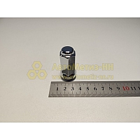 Гайка колесная М14*1,5 (48, ключ 19, конус, закрытая, хром. )(уп. 5 шт) (гайка колеса)