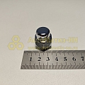 Гайка колесная М12*1,5 (27, ключ 21, конус, закрытая, хром. ШД)(уп. 5 шт) (гайка колеса)