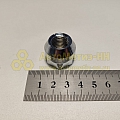 Гайка колесная М14*1,5 (21, ключ 21, конус, открытая, хром.)(уп. 5 шт) (гайка колеса)