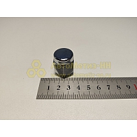 Гайка колесная М12*1,5 (27, ключ 21, конус, закрытая, хром. ШД)(уп. 5 шт) (гайка колеса)