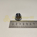 Гайка колесная М10*1,25 (18, ключ 17, конус, открытая, хром.)(уп. 5 шт)
