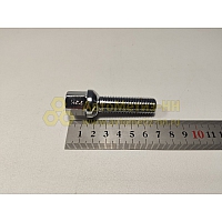 Болт колесный М14*1,5 (71 45, ключ 17, сфера, хром.) (уп. 5 шт) (болт колеса)