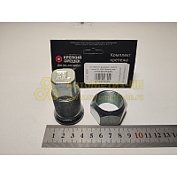 Футорка левая Г-53, 3307 в сб (футорка+ гайка) (КРЕПКИЙ ОРЕШЕК) (уп. 10 шт)