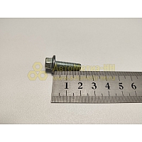 Болт М6*1*20 с фланцем (6.8) (Крепёж Машин)(уп. 20 шт)