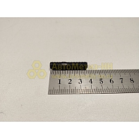 Шпилька М8*1,25*25 крепления приемной трубы, черная (Крепёж Машин)(уп. 10 шт)