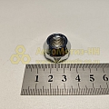 Гайка колесная М12*1,5 (17, ключ 19, конус, открытая, хром.)(уп. 5 шт) (гайка колеса)
