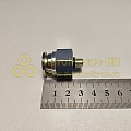 Фитинг прямой наружная резьба М8*1 ф12(уп. 5 шт)