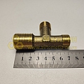 Тройник М18*1,5хМ18*1,5хМ22*1,5 33104, 5320(уп. 5 шт)