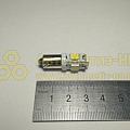 Автолампа светодиодная T4W 24V 4W (BA9s) 5 SMD белый ДиаЛУЧ