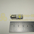 Автолампа светодиодная T4W 12V 4W (BA9s) 5 SMD белый ДиаЛУЧ