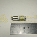 Автолампа светодиодная T4W 12V 4W (BA9s) 9 SMD белый ДиаЛУЧ