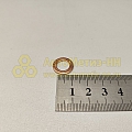 Шайба медная ф9*15*1 (2 волны)(уп. 50 шт)