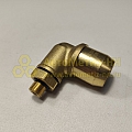 Фитинг угловой M10*1х ф15 с контргайкой и уплотнением STARTEC