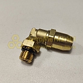 Фитинг угловой M14*1,5х ф10 с контргайкой и уплотнением STARTEC
