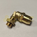 Фитинг угловой M14*1,5х ф12 с контргайкой и уплотнением STARTEC