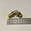 Фитинг угловой M14*1,5х ф6 с контргайкой и уплотнением STARTEC