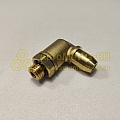 Фитинг угловой M12*1,5х ф6 с контргайкой и уплотнением STARTEC