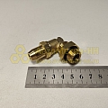 Фитинг угловой M16*1,5х ф6 с контргайкой и уплотнением STARTEC